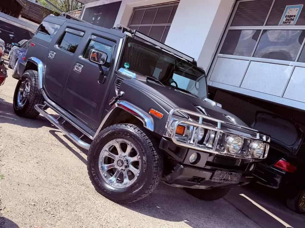 Hummer H2 6.0 V8 *BLACK-CHROM*( OFFROAD-PAKET ) VOLL 07/2005-photo-14