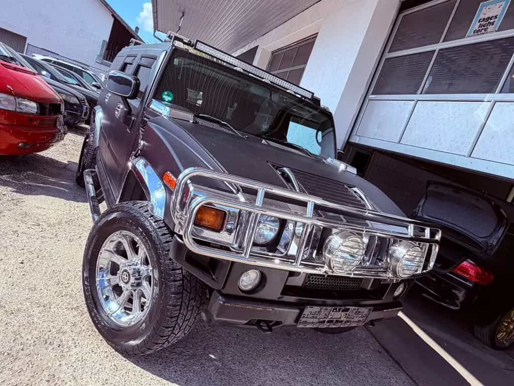 Hummer H2 6.0 V8 *BLACK-CHROM*( OFFROAD-PAKET ) VOLL 07/2005-photo-15