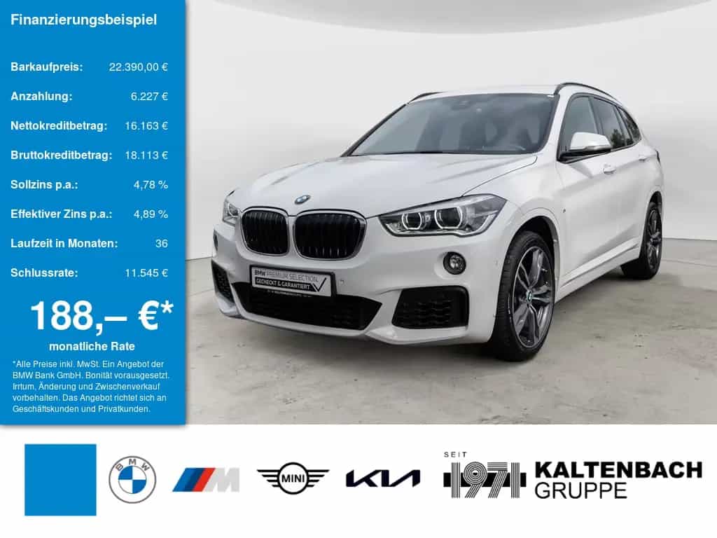 BMW X1 sDrive 18i M-Sport LED NAVI SHZ PDC KEYLESS 02/2019-photo-0