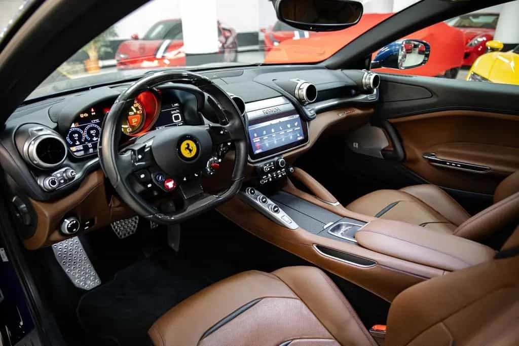 Ferrari GTC4 Lusso V12 - Blue TDF - Carbon Led - Lift 10/2018-photo-12
