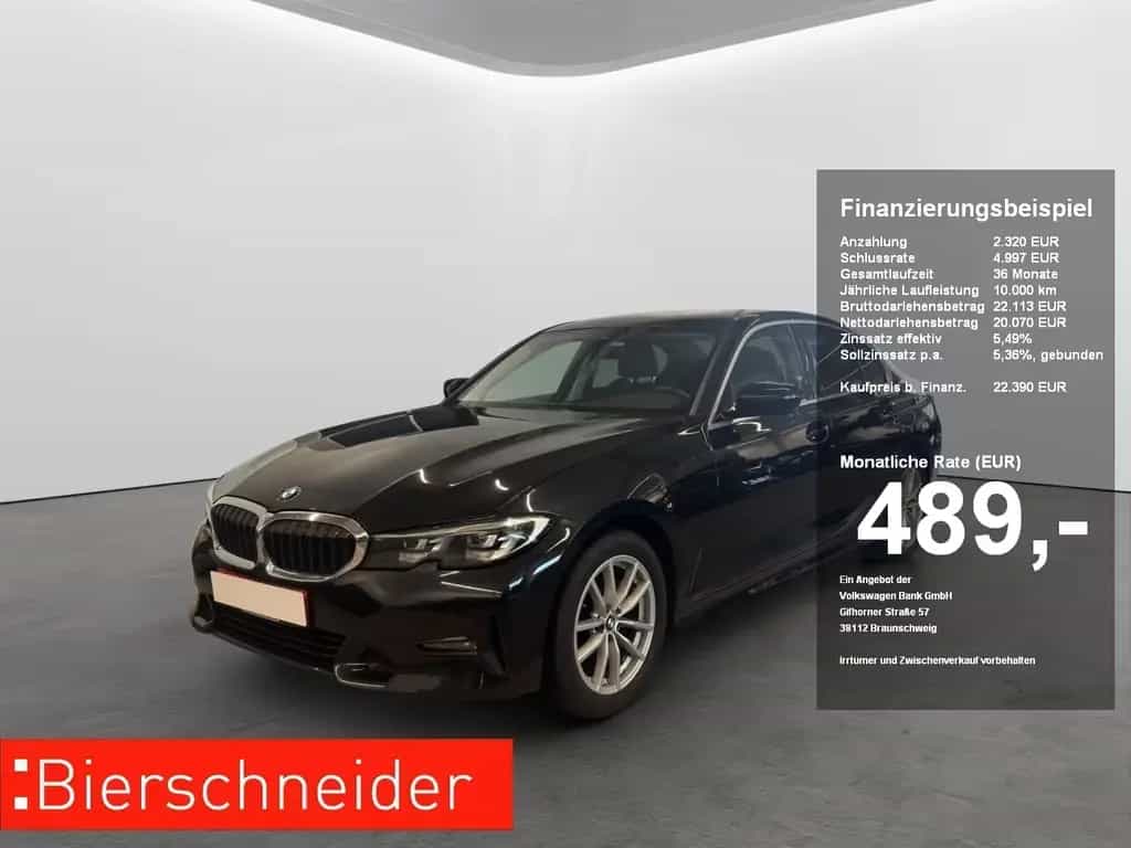 BMW 318 d 150 PS SPORT LINE LED+NAVI+SIDEASS+PDC 10/2019-photo-0