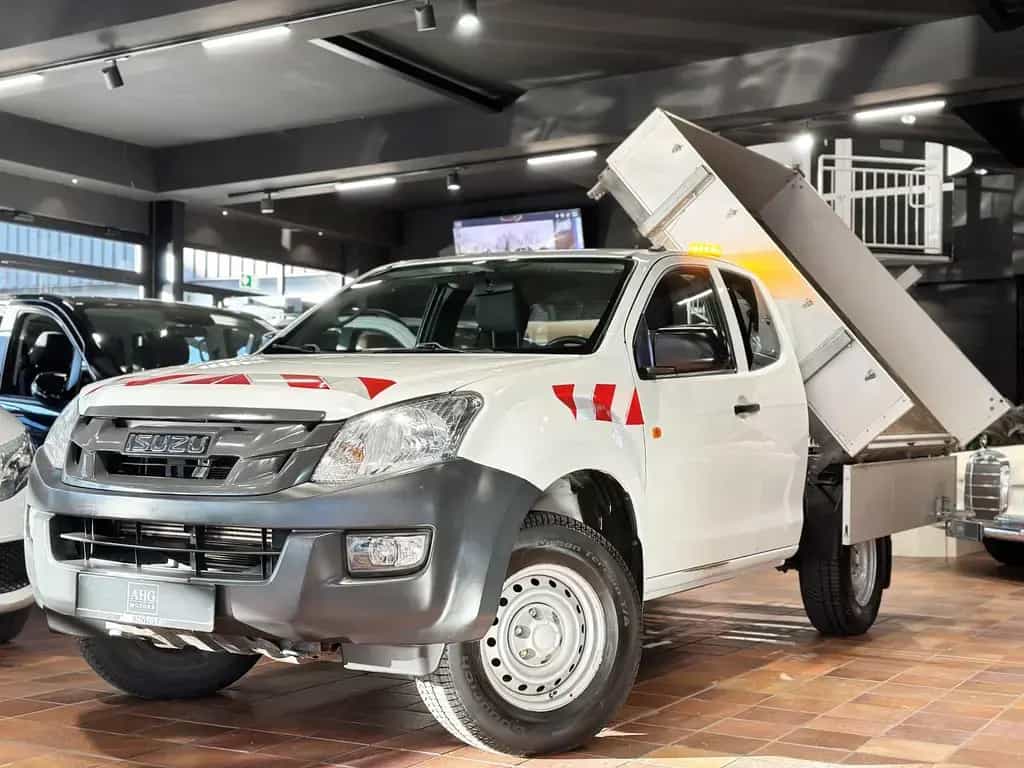 Isuzu D-Max 2.5 SPACECAB 4WD 3SEITEN-KIPPER AC AHK3,5T 12/2015-photo-0