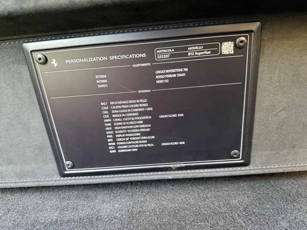 Ferrari 812 6.5 V12 Superfast DCT F1 02/2020-photo-15