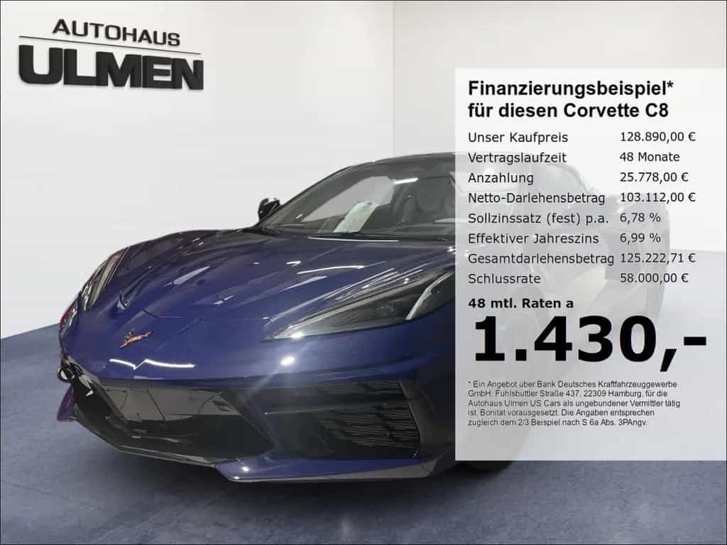 Corvette C8 Stingray Cabriolet 3LT 2026 Vollausstattung null-photo-0