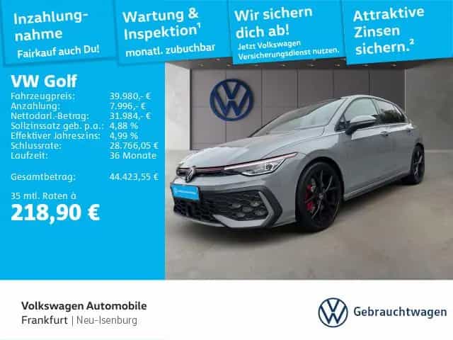 Volkswagen Golf VIII 2.0 TSI DSG GTI Navi IQ.Light DAB+ Fro 09/2025-photo-0