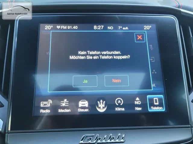 Maserati Ghibli 3,0 V6 D Leder+Schiebdach+360°+Carbon 08/2019-photo-21