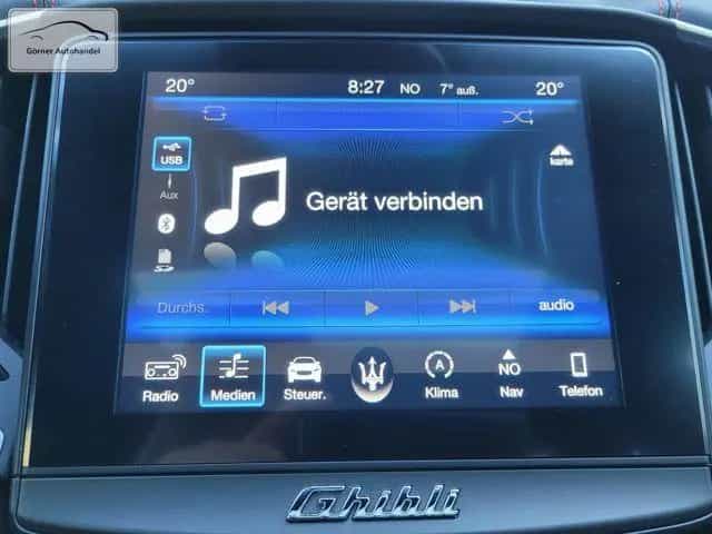 Maserati Ghibli 3,0 V6 D Leder+Schiebdach+360°+Carbon 08/2019-photo-25