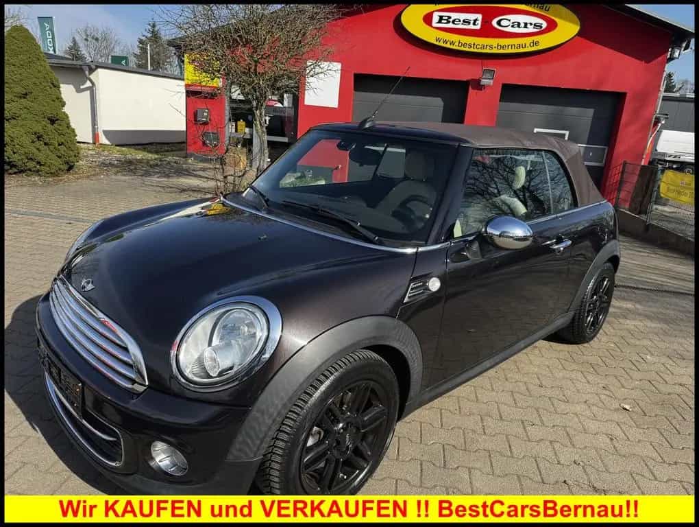 MINI Cooper Cabrio Chili Leder SzHg PDC Tempomat ROAD 01/2015-photo-0