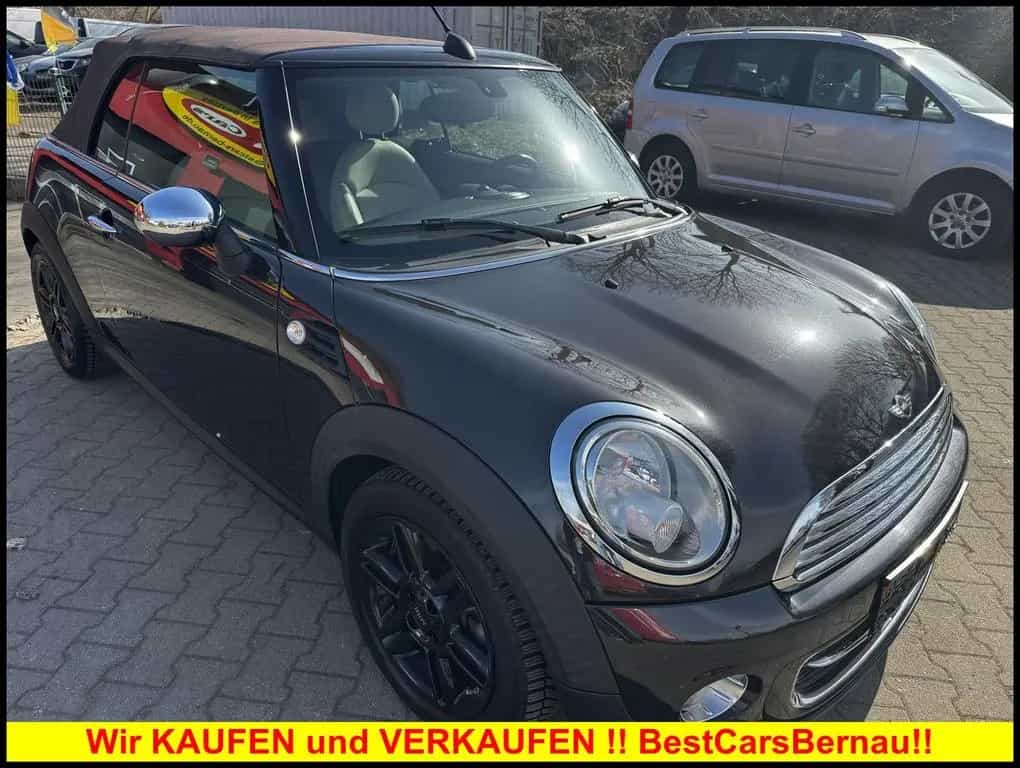 MINI Cooper Cabrio Chili Leder SzHg PDC Tempomat ROAD 01/2015-photo-1