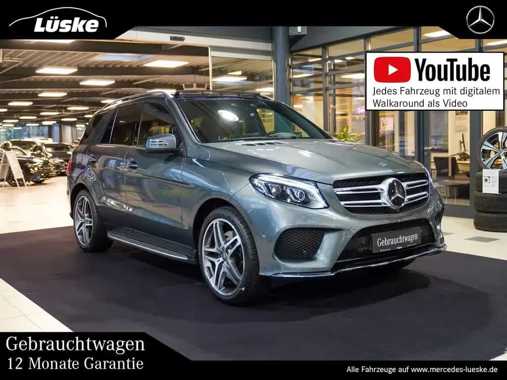 Mercedes-Benz GLE-Class 400 4M AMG Line Pano AIRMATIC 360° COMAND 03/2018-photo-0
