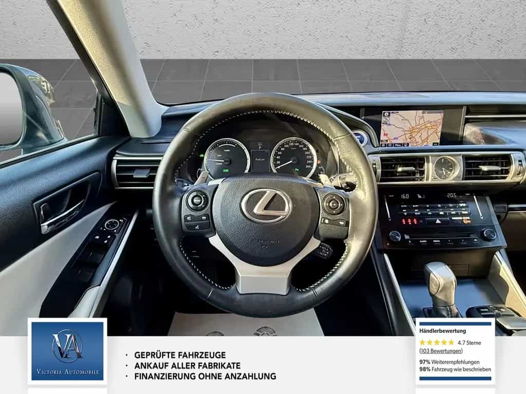 Lexus IS 300h 1 Hand. Scheckheft. leder. TÜV neu. 03/2014-photo-9