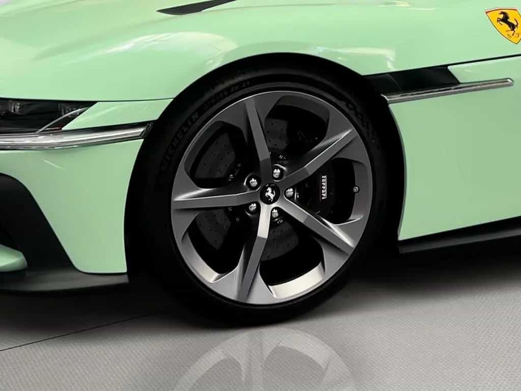 Ferrari 12Cilindri Spider verde pallido*painted shields* 06/2025-photo-12