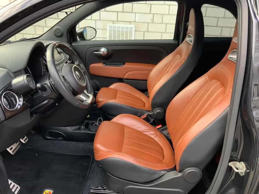 Abarth 595 Automatik LederCognac/NaviU-Connect 09/2017-photo-12