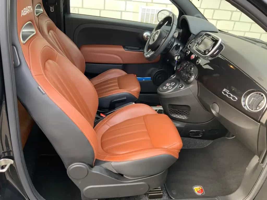 Abarth 595 Automatik LederCognac/NaviU-Connect 09/2017-photo-15