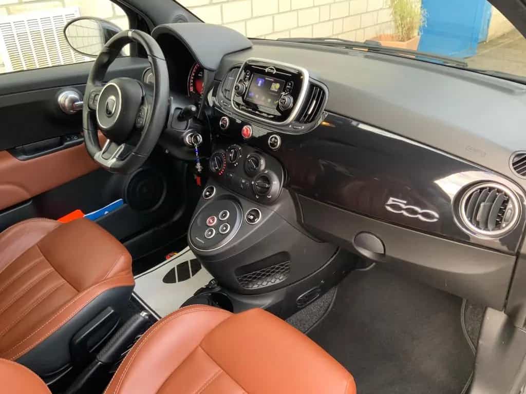 Abarth 595 Automatik LederCognac/NaviU-Connect 09/2017-photo-16