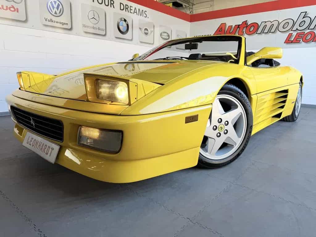 Ferrari 348 Spider *Imola-Gelb*H-Zulassung*Gutachten*Top 07/1994-photo-23