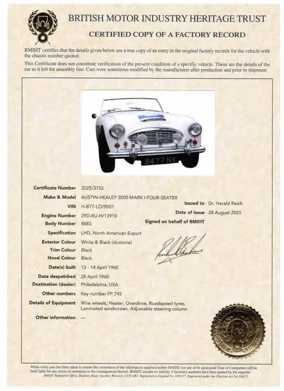 Austin Other Healey MK1 04/1960-photo-0
