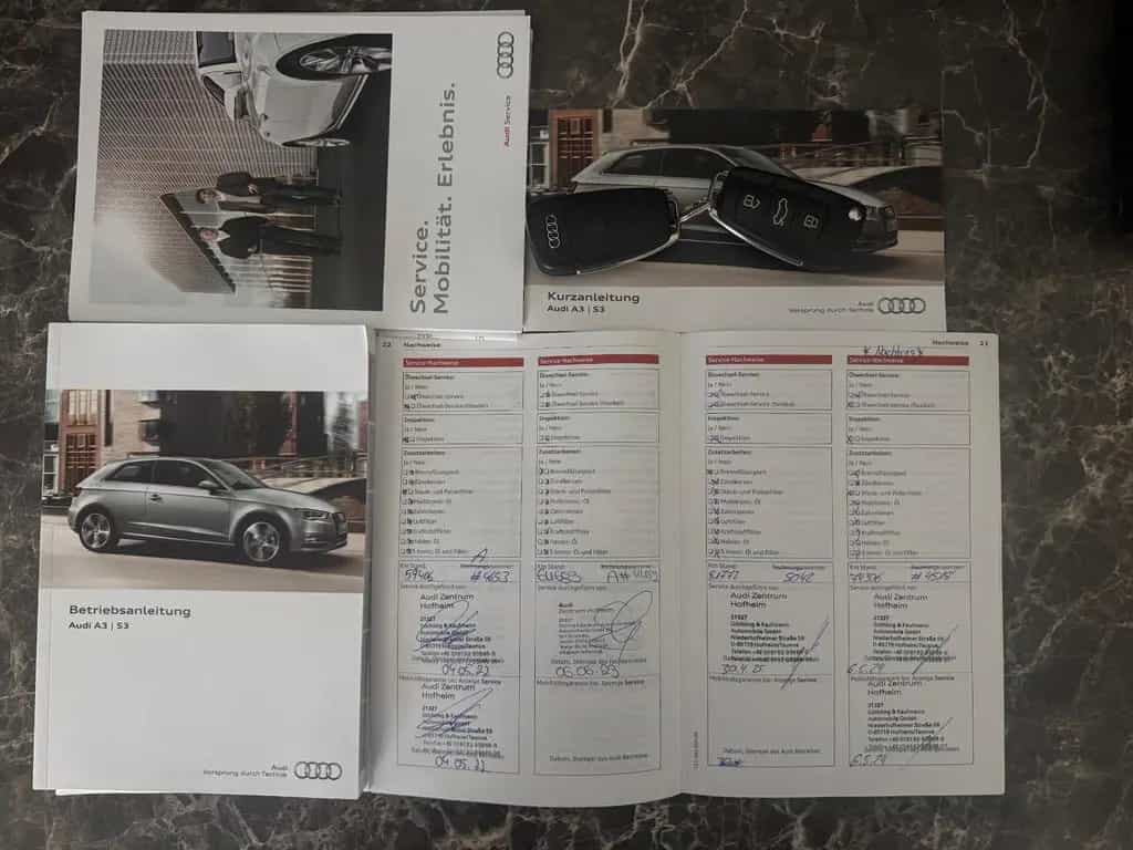 Audi A3 #SCHECKHEFT#1.HAND#TÜV#SERVICE-NEU#REIFEN-NEU 06/2014-photo-20