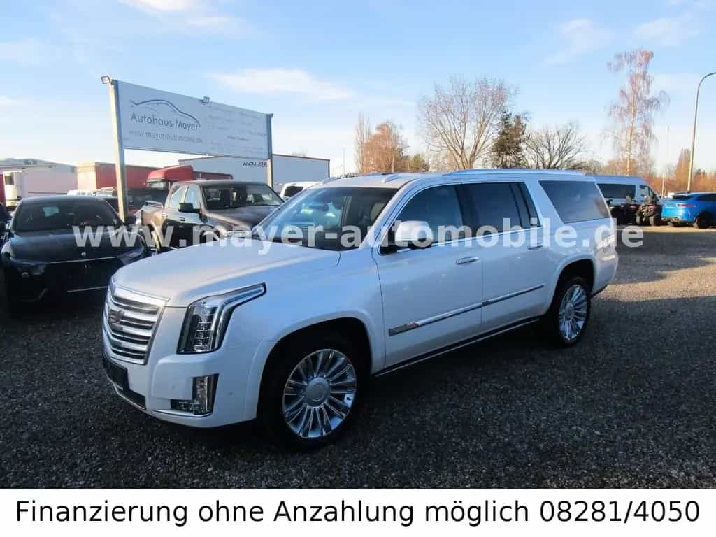 Cadillac Escalade Platinum ESV*Europa*NAVI*Glasdach*COC* 08/2018-photo-1