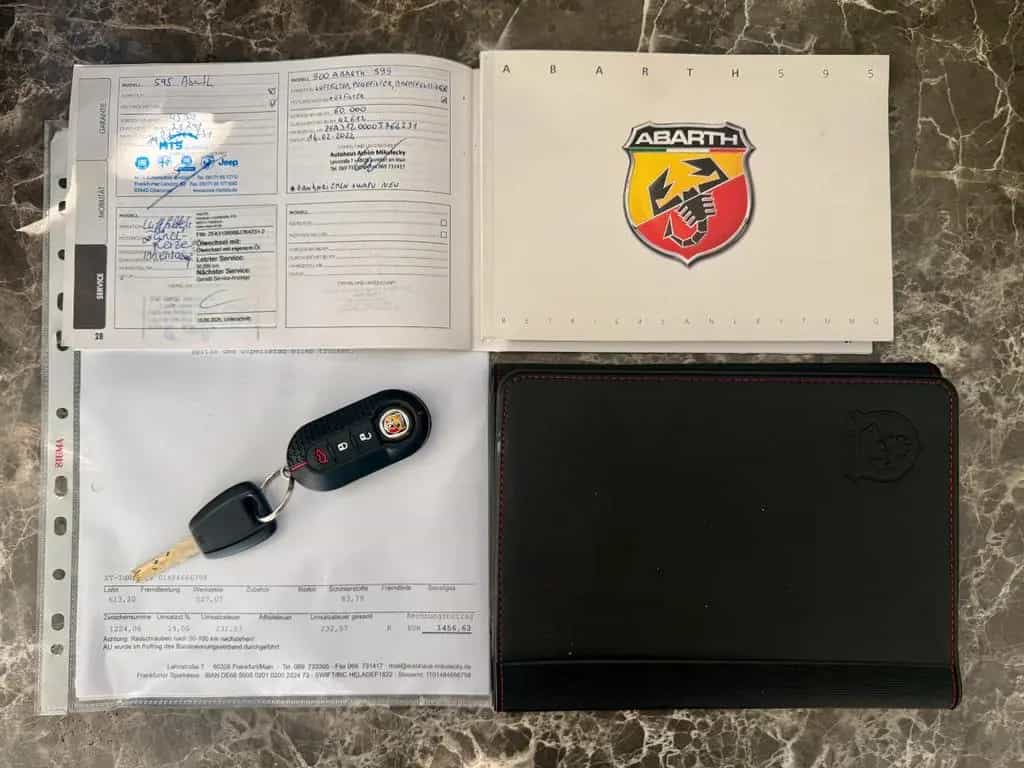 Abarth 595 1.4 #T-Jet#1.HAND#ZAHNR.-NEU#SCHECKHEFT#TÜV 04/2017-photo-24