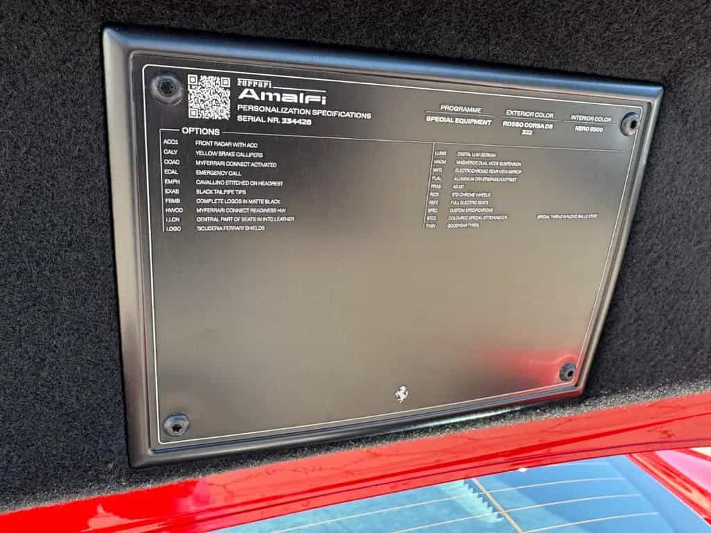 Ferrari Amalfi V8 ROSSO CORSA ACC LIFT VOLLLEDER null-photo-13