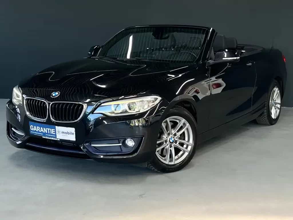 BMW 2 Series i Cabrio Sport SHZ Navi Leder LED PDC 07/2015-photo-0
