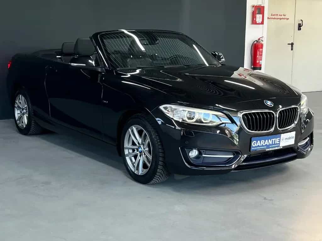 BMW 2 Series i Cabrio Sport SHZ Navi Leder LED PDC 07/2015-photo-2