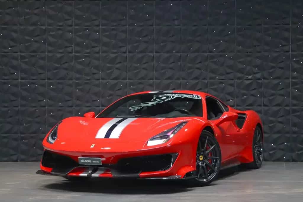 Ferrari 488 Pista - Carbon Wheels - VAT -Harness -Carbon 08/2020-photo-0