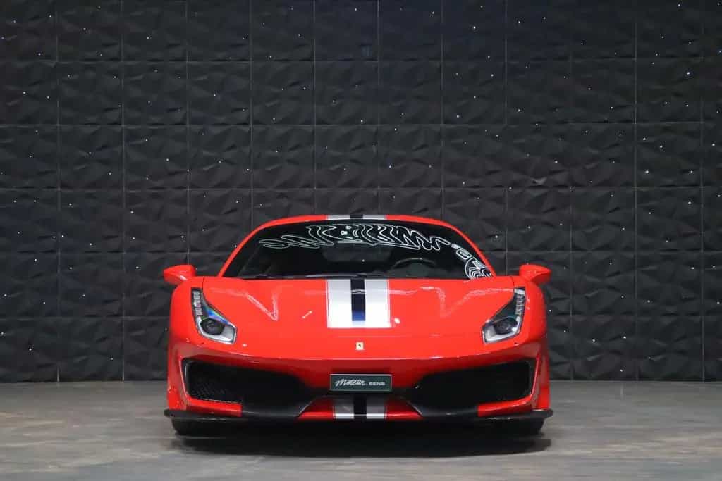 Ferrari 488 Pista - Carbon Wheels - VAT -Harness -Carbon 08/2020-photo-2