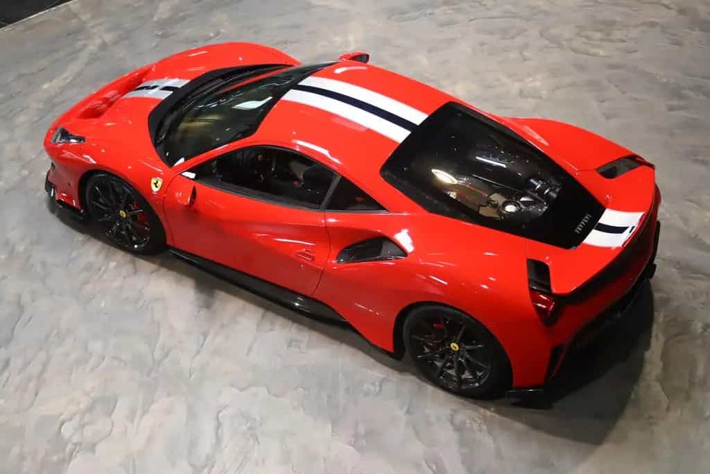 Ferrari 488 Pista - Carbon Wheels - VAT -Harness -Carbon 08/2020-photo-24