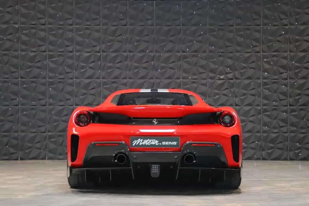 Ferrari 488 Pista - Carbon Wheels - VAT -Harness -Carbon 08/2020-photo-3