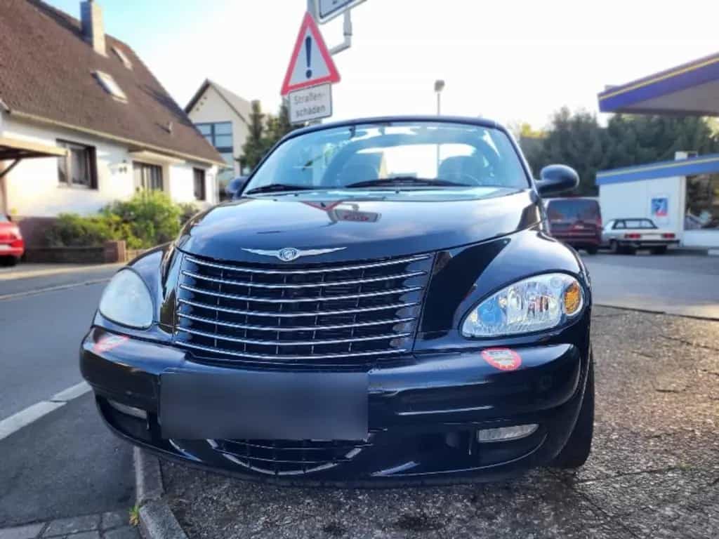 Chrysler PT Cruiser 2,4L Cabrio Schwarz, Leder gute... 07/2004-photo-0