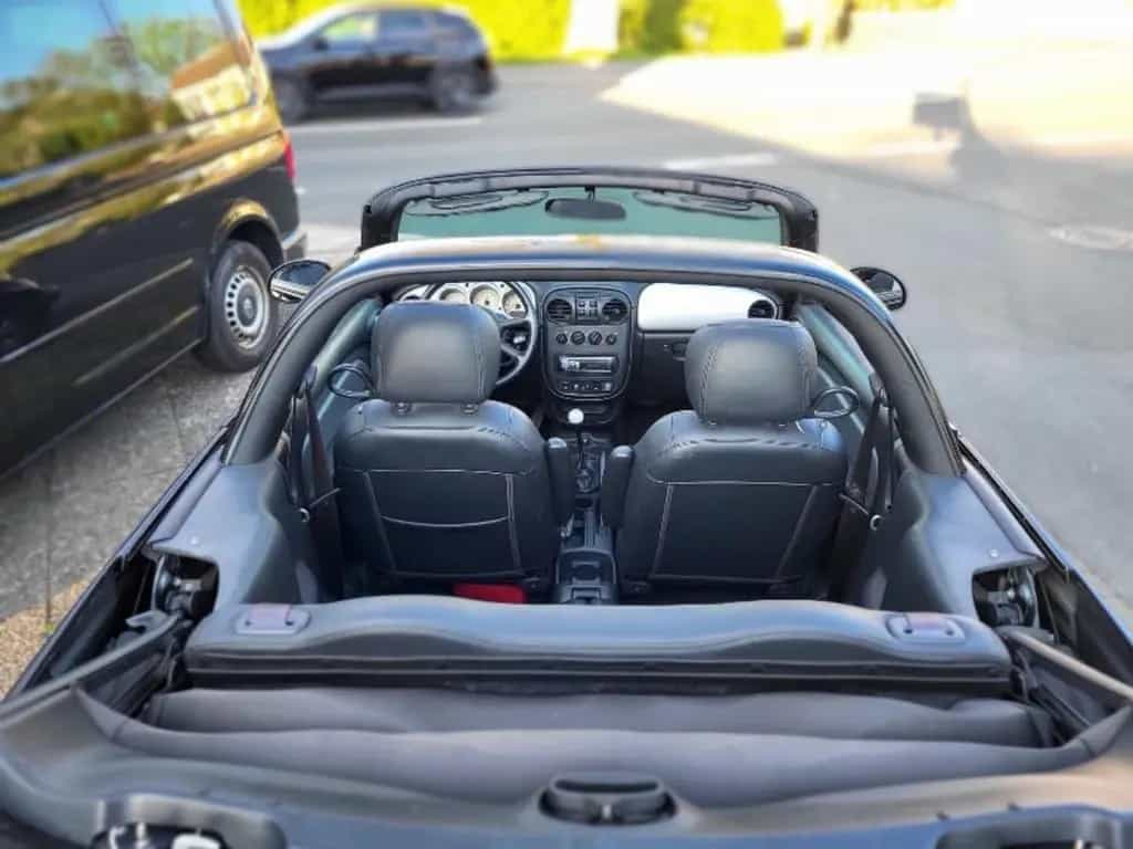 Chrysler PT Cruiser 2,4L Cabrio Schwarz, Leder gute... 07/2004-photo-14