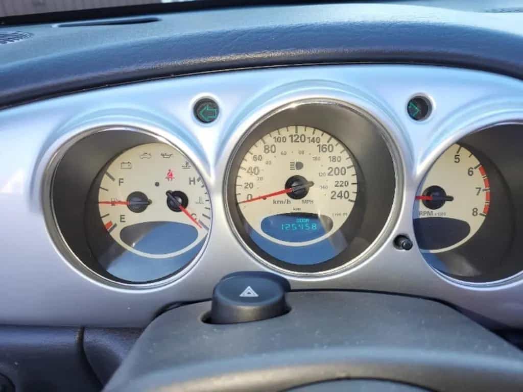 Chrysler PT Cruiser 2,4L Cabrio Schwarz, Leder gute... 07/2004-photo-4