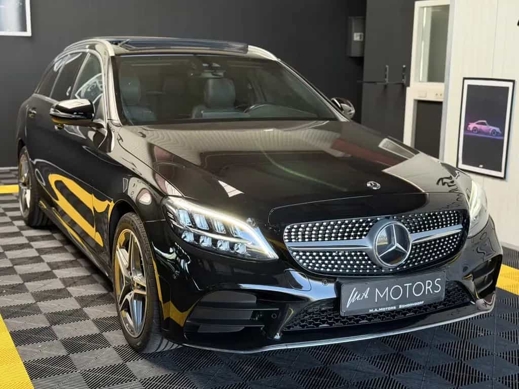 Mercedes-Benz C 200 C200 T 4Matic/AMG/WIDESCREEN/PANO/BURMESTER/RFK 07/2018-photo-3