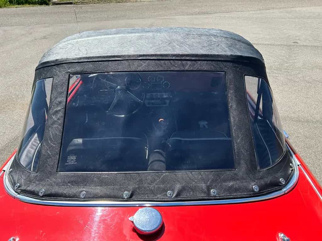 Triumph TR4 Cabrio Roadster mit Verdeck + Innenraumabd. 07/1965-photo-13