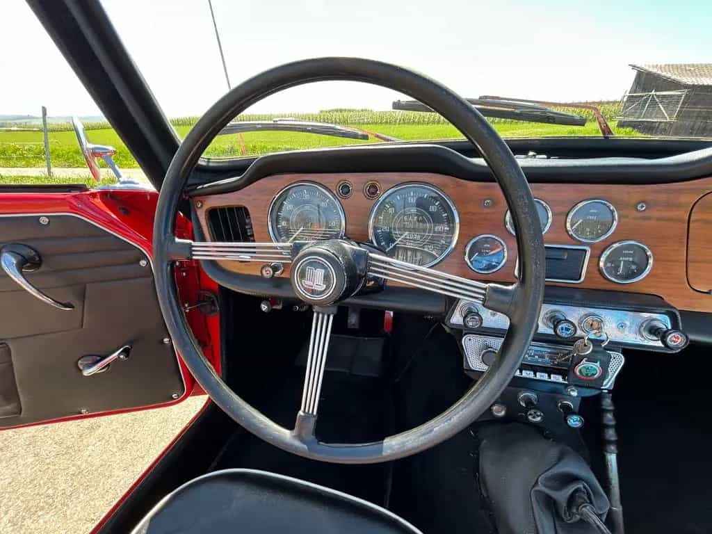 Triumph TR4 Cabrio Roadster mit Verdeck + Innenraumabd. 07/1965-photo-7