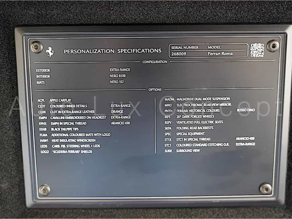 Ferrari Roma Rosso Dino/CarPlay/Magneride/360°/Seat Vent 07/2021-photo-23