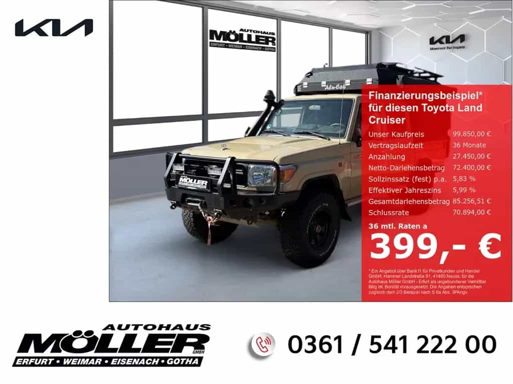 Toyota Land Cruiser GRJ 79 Alu-Cab Canopy *REISEFERTIG* 12/2021-photo-0