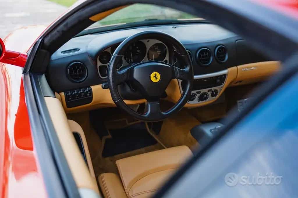 Ferrari 360 Modena F1 Italiana targa ORO 22.000k 03/2002-photo-13