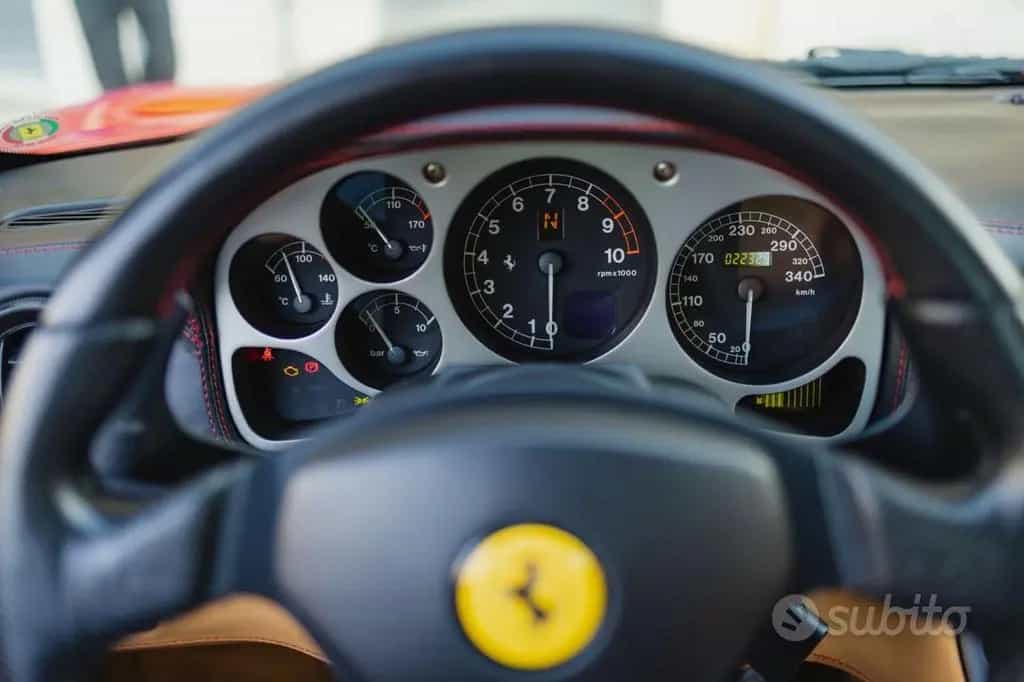 Ferrari 360 Modena F1 Italiana targa ORO 22.000k 03/2002-photo-14