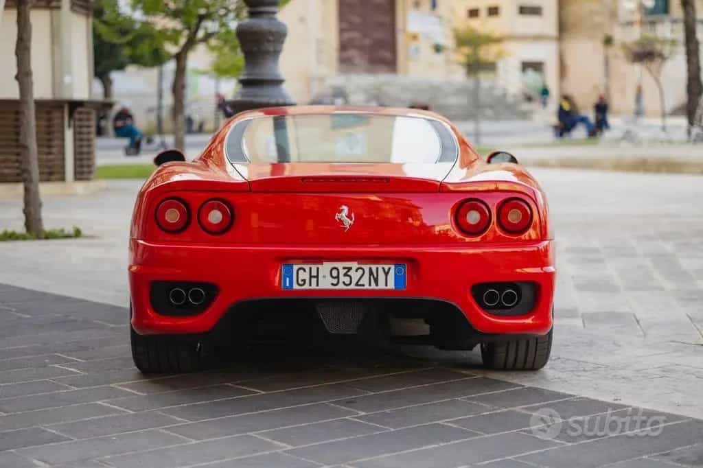 Ferrari 360 Modena F1 Italiana targa ORO 22.000k 03/2002-photo-3