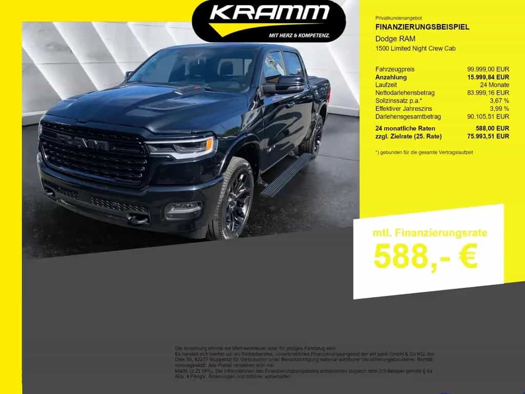 Dodge RAM 1500 Limited Night Crew Cab null-photo-0