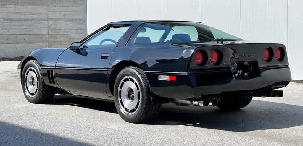 Corvette C4 BLACK over BLACK 1 Owner from NEW 16000miles 07/1984-photo-3