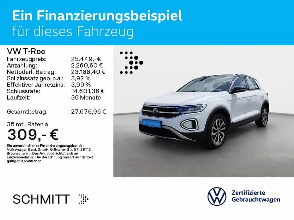 Volkswagen T-Roc 1.5 TSI DSG STYLE*LED*AHK*KAMERA*PDC*SHZ*N 03/2023-photo-1