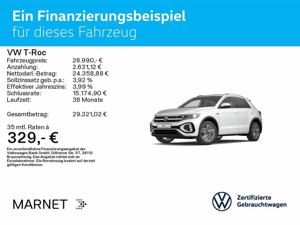 Volkswagen T-Roc 2.0 TSI R-Line 4Motion DSG *Navi*Pano*IQ-D 04/2022-photo-1