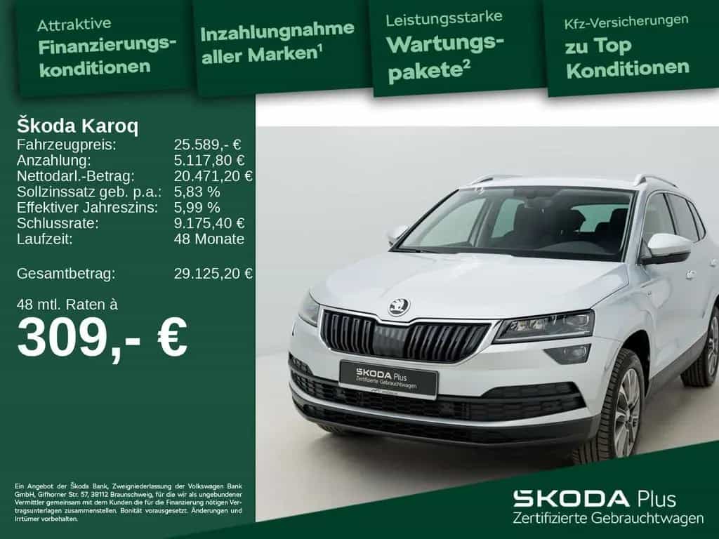 Skoda Karoq 1.5 TSI ACT Clever DSG*LED*NAV*KESSY*SHZ* 01/2022-photo-1