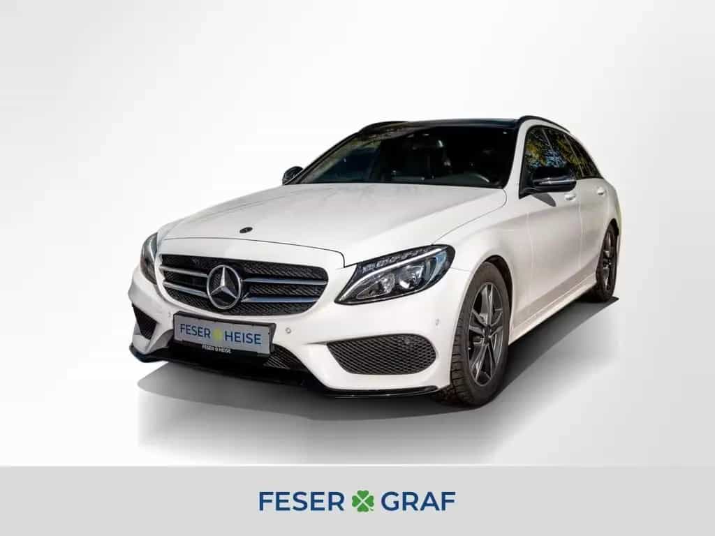 Mercedes-Benz C 250 T AMG Line LED*Rear View*Shzg.*Pano*elektr 07/2017-photo-0