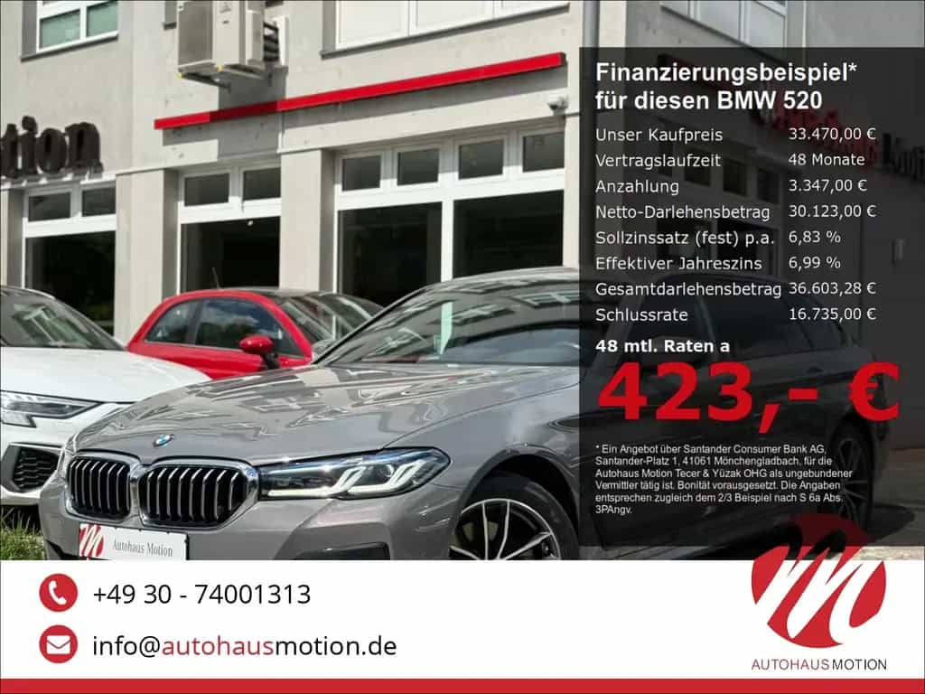 BMW 520 d xDrive M Sport Touring Laser Navi HUD ACC 09/2021-photo-0