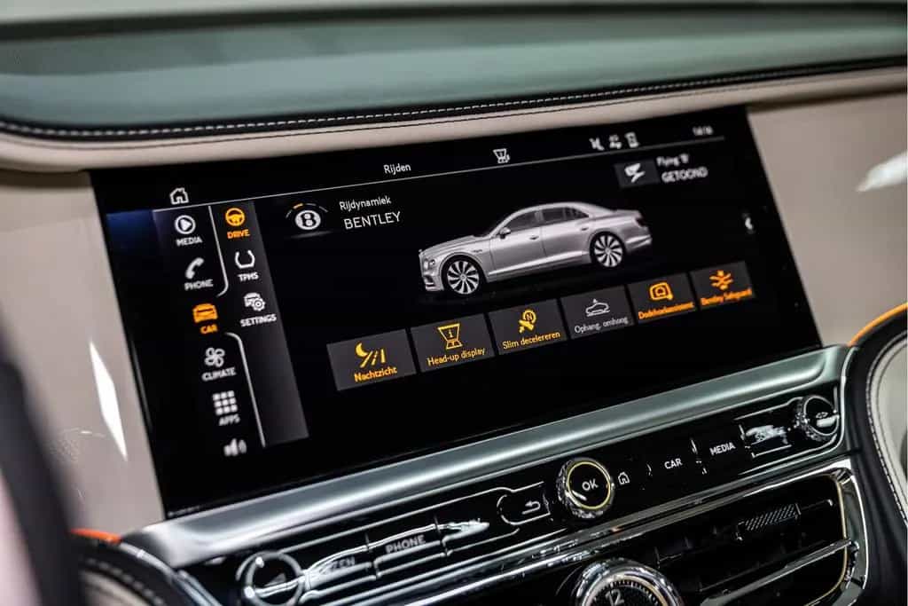 Bentley Flying Spur V8 Azure |Piano Linen Veneer|Rotatin 06/2024-photo-31